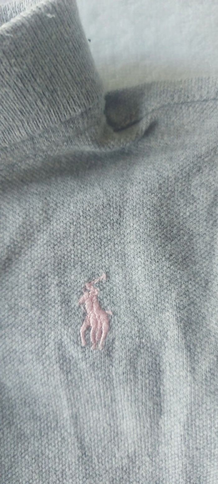 Polo manche courte bébé fille 12 mois - photo numéro 4