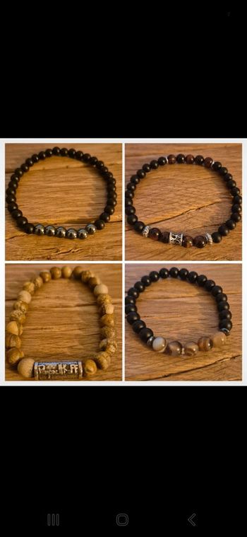 Lot de 4 bracelets en perle