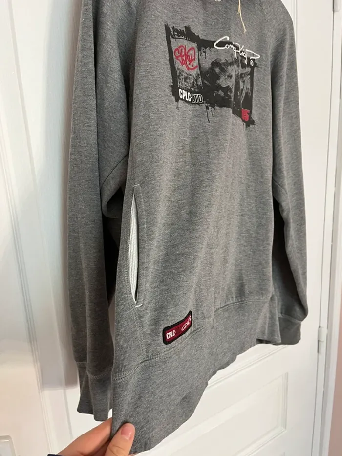 Sweat à capuche gris - photo numéro 7
