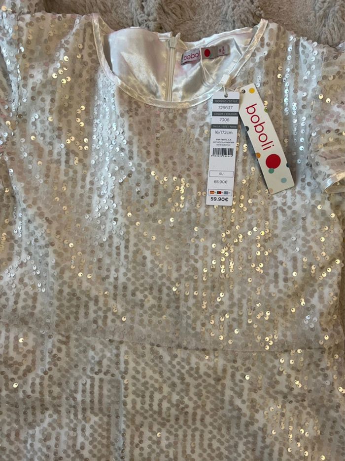 Jolie robe en paillettes pour fille 16 ans - photo numéro 3