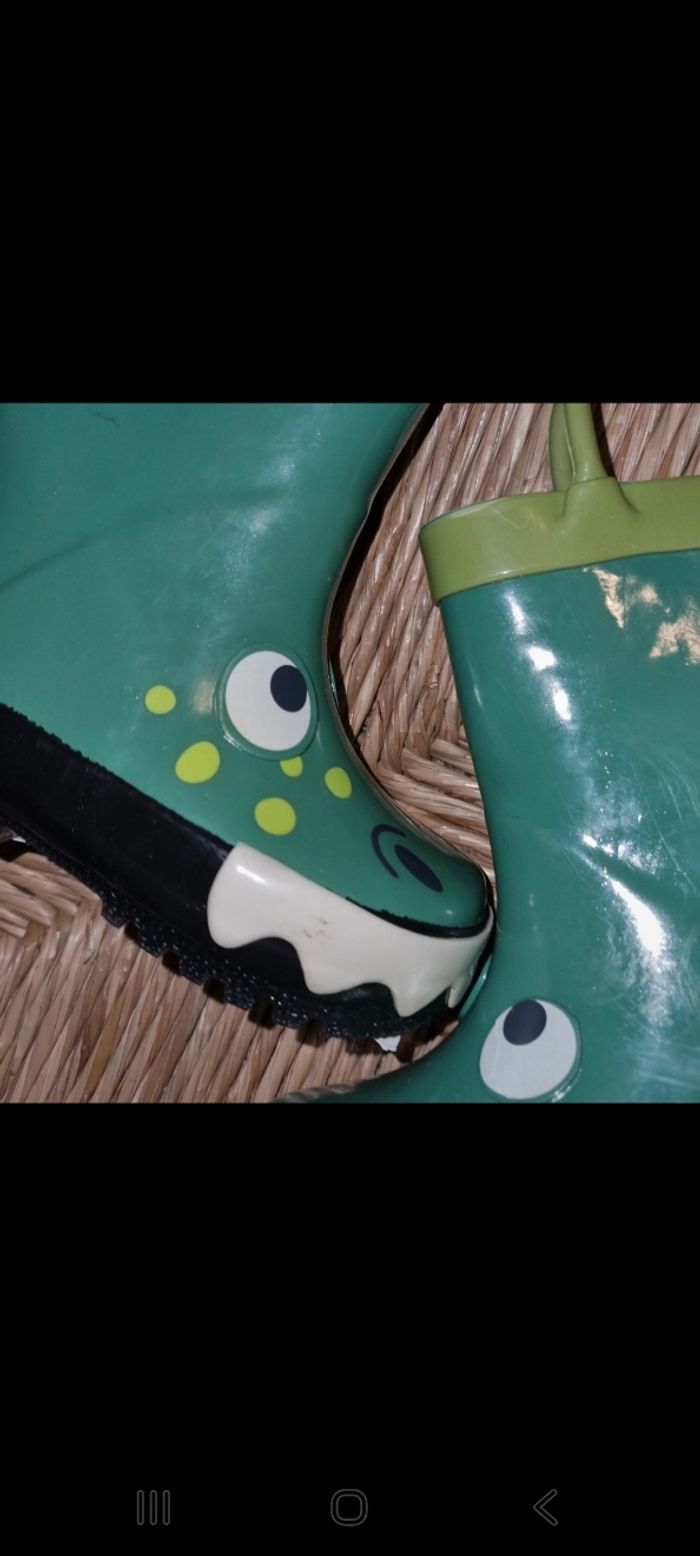 bottes de pluie DINO taille 20 🎁 neuf - photo numéro 3