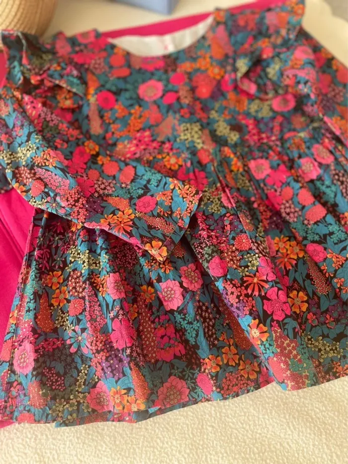 🌸 Ensemble créatrice  Liberty Ciara – Taille 3 ans 🌸 - photo numéro 2