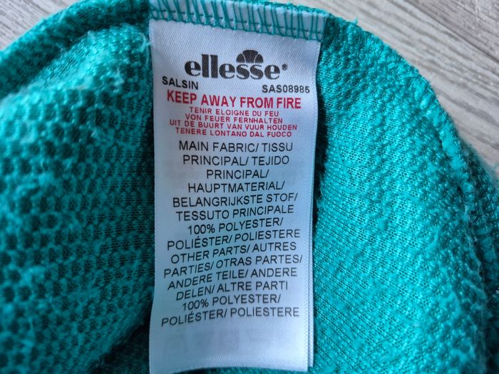 Veste polaire 3/4 zip - ellesse  - verte - taille S  - très bon état. - photo numéro 6