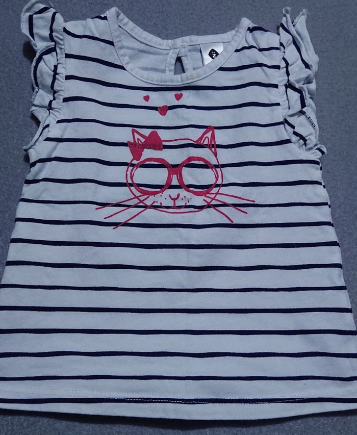 Lot de 4 tee-shirts, été, 12 mois/1 an - photo numéro 3