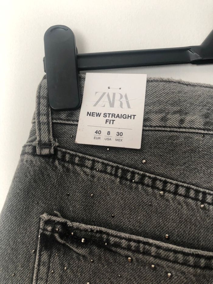 Superbe beau jean à strass Zara neuf avec étiquette taille 40 - photo numéro 7