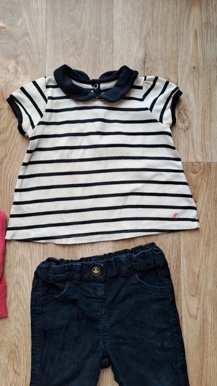 Ensemble fille Cyrillus Petit Bateau 18 mois - photo numéro 7