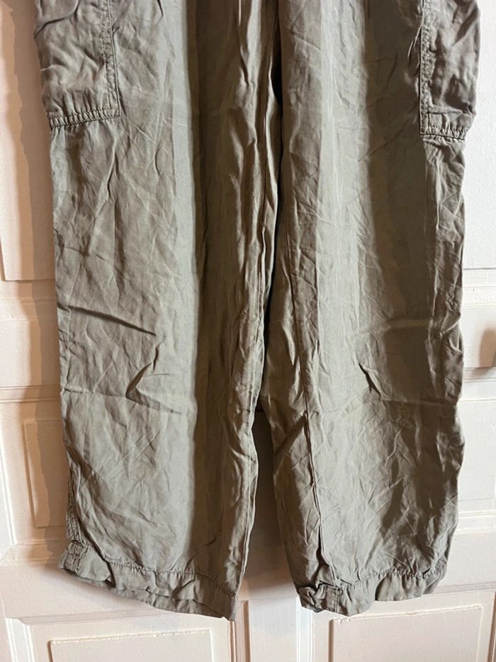 Pantalon cargo fluide in extenso taille 42 kaki - photo numéro 2