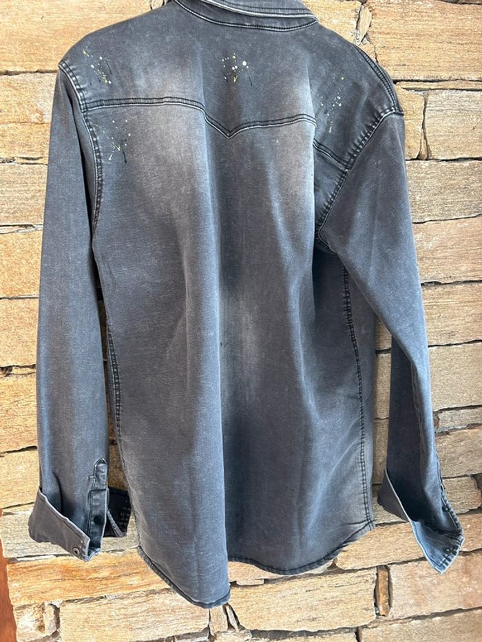 Chemise black denim taille xxl - photo numéro 2