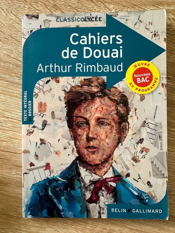Livre Cahiers de Douai d’Arthur Rimbaud