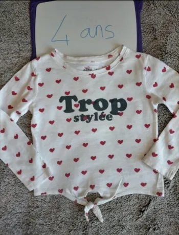 T-shirt ML 4 ans