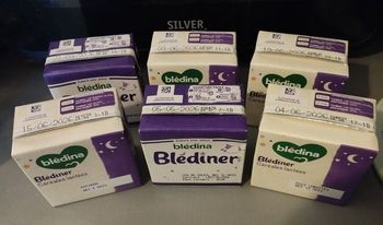 Lot 6 Briques Blédiner Repas Bébé Bledina Légumes Lait 6/12 Mois