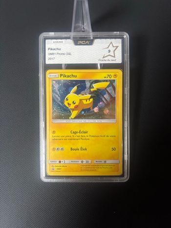 Carte gradée Pokémon PCA 9 - pikachu