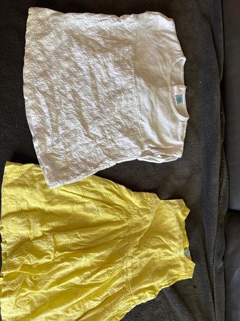 Robe + tee shirt tex en. 18 mois
