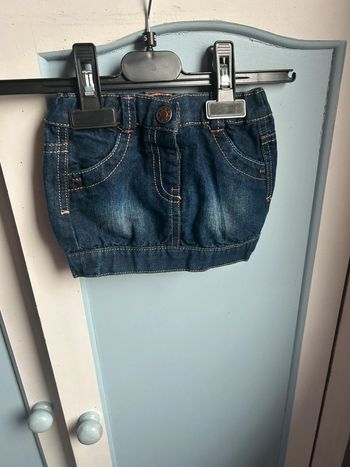 Mini jupe en jean kiabi , 6 mois