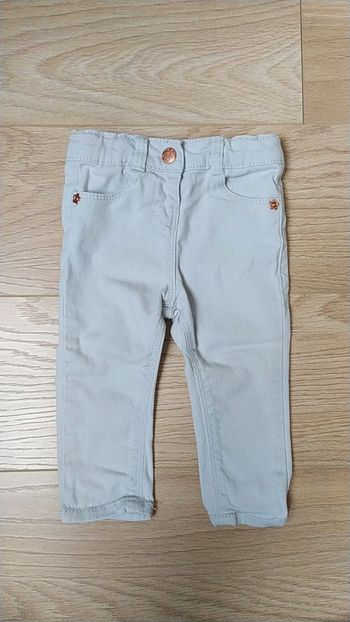 Pantalon blanc cassé orchestra 6 mois