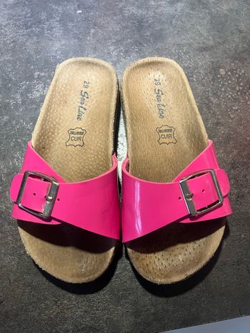 Claquette rose taille 29