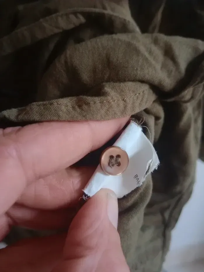 Chemise 38 femme cintrée – kaki c78 - photo numéro 13