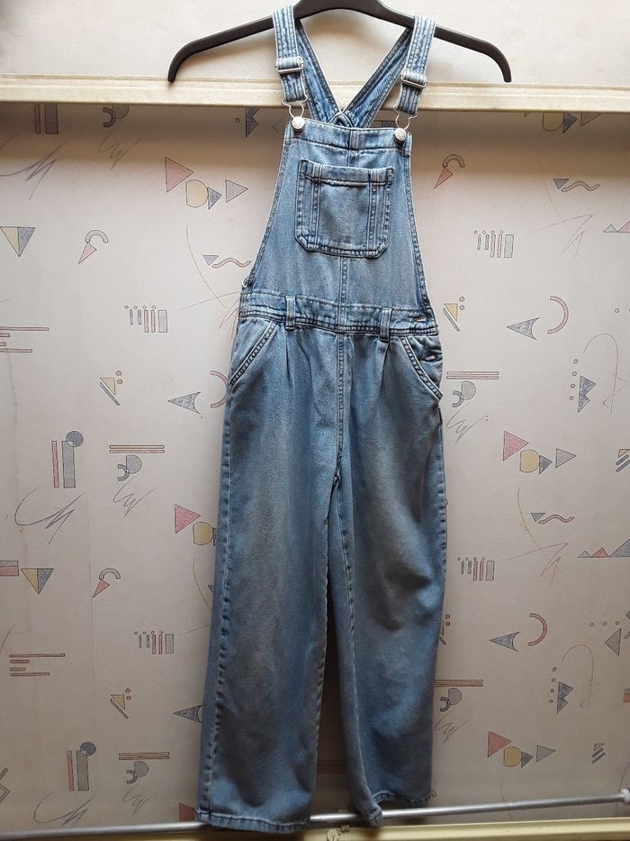 Salopette jean fille bleue 12ans