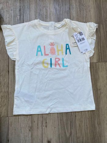 T shirt froufrou à volant mango 2/3 ans