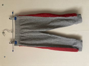 pantalon jogging molletonné avec bandes