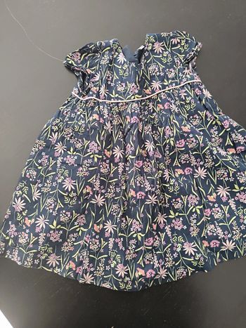 Robe manches courtes 24 mois