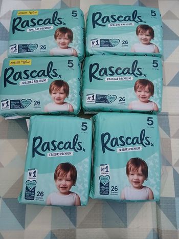 6 paquets couches rascals