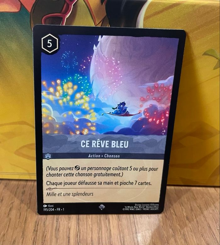 Carte Lorcana Ce rêve bleu 195/204 ch1 - photo numéro 2