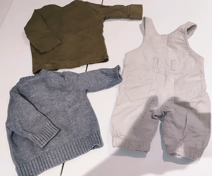 Lot de 3 ensembles garçon, 3 mois, 8 pièces - photo numéro 14