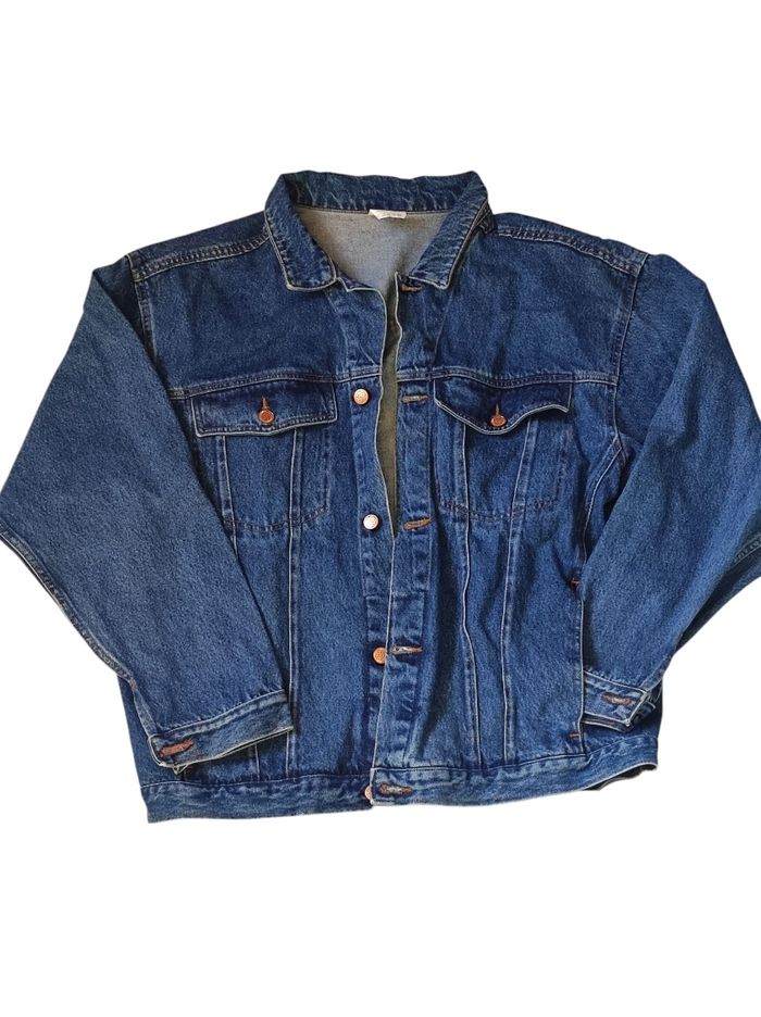Veste vintage jean grande taille T4