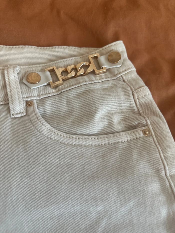 Jean beige L - photo numéro 5