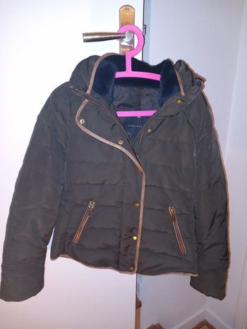 Manteau chaud marron zara taille s