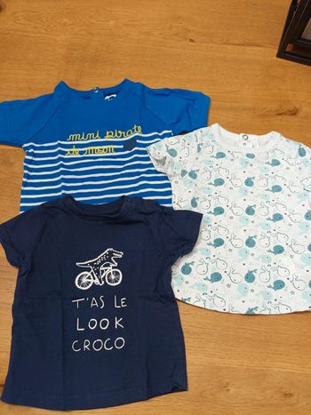 Lot de 3 tee-shirts 3 mois