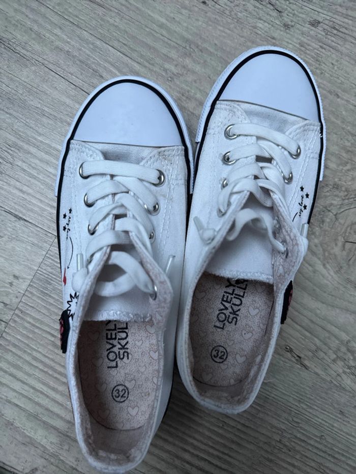 Chaussures en toile Lovely skull 32 TBE - photo numéro 6