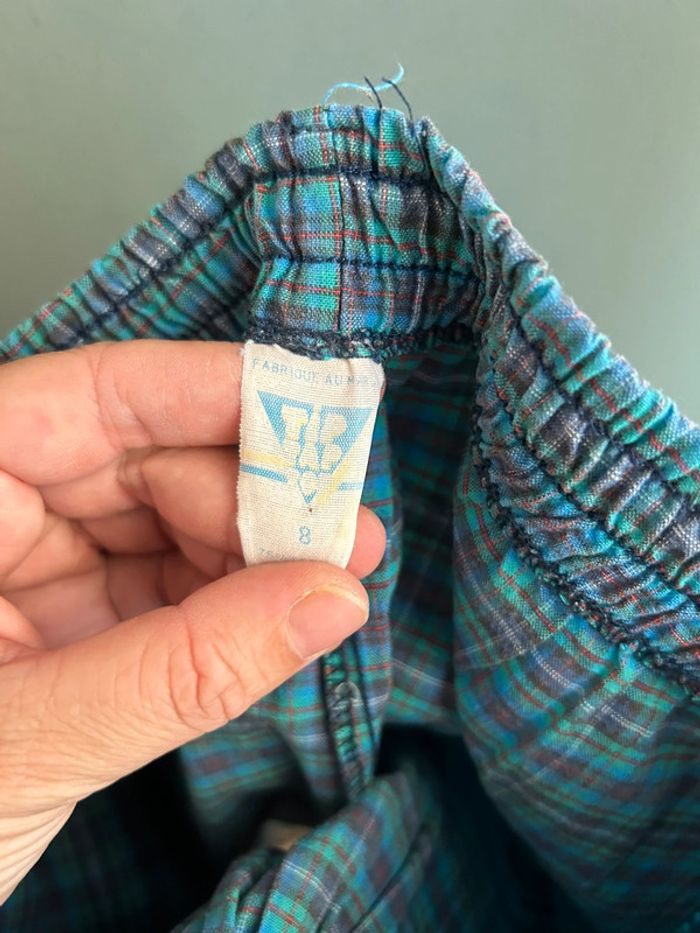 Short à carreaux vintage 8A - photo numéro 3