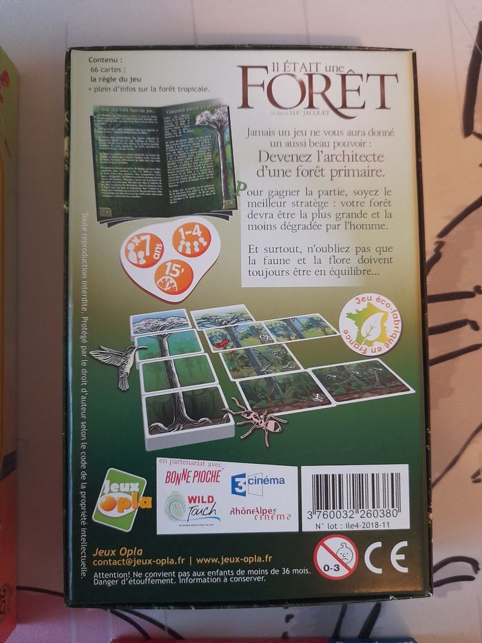 Lot de 4 jeux de société that's not a hat hula hoo Il était une forêt olympikos - photo numéro 7