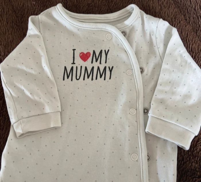 Pyjama grenouillère coton 3 mois - photo numéro 2