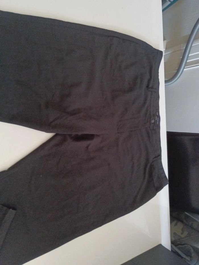 Pantalon noir jambes larges femme Alain Weiz taille 54 - photo numéro 4