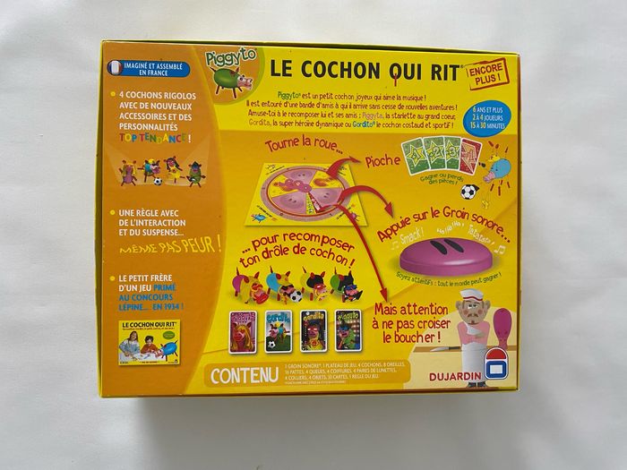 Jeu Piggyto, Le cochon qui rit Dujardin - photo numéro 2