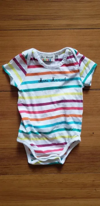 Body bébé fille garçon little Marcel mixte 6 mois