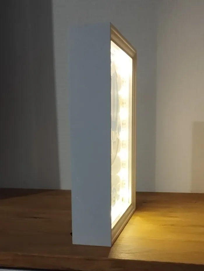 Idée cadeau Personnalisation cadre Led superposition relief pour nouveau né abr016 - photo numéro 8