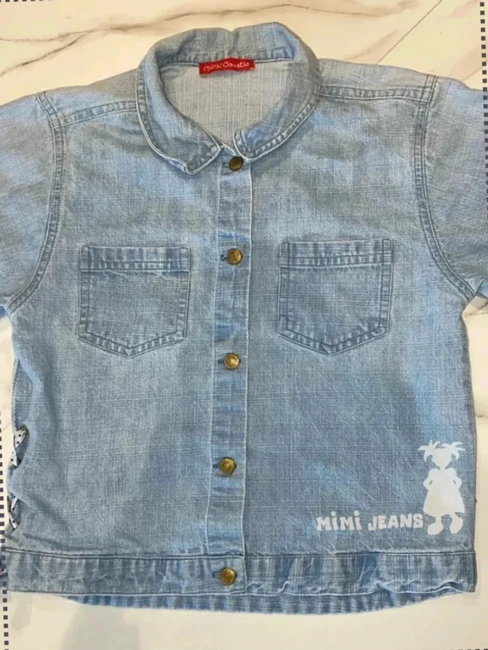 Chemise en jean - Mimi Couette - taille 10 ans - photo numéro 4
