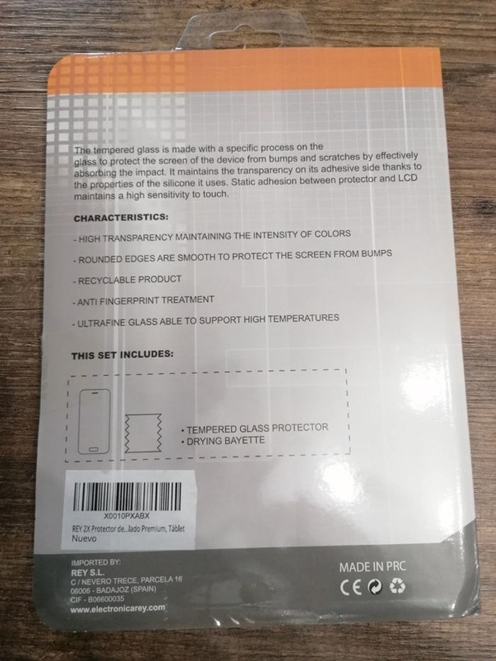 Lot 2 verres trempés 7 pouces - photo numéro 2