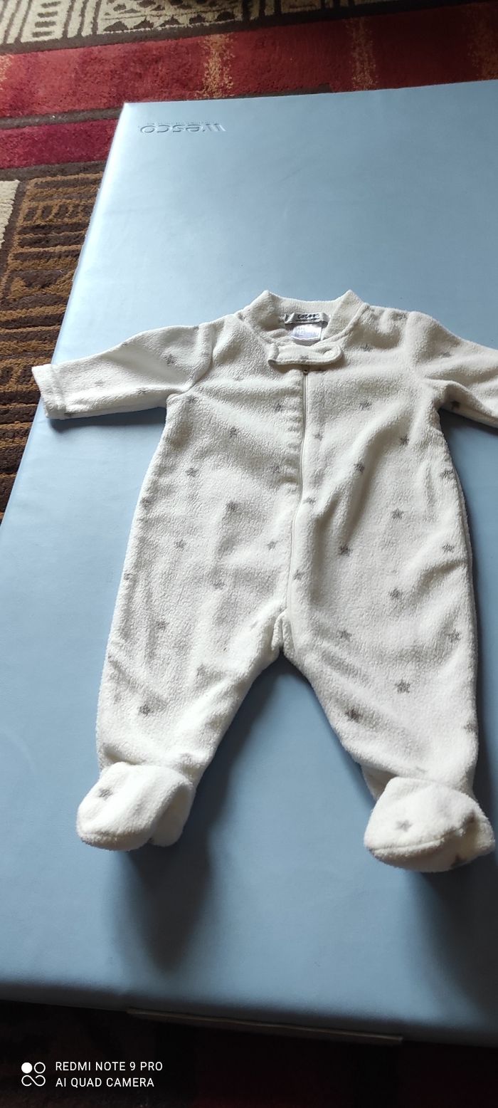 Lot 3 grenouillères polaire La redoute 3 mois - photo numéro 7