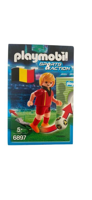 Figurine Playmobil 6897 Sports et action joueur de Foot Belgique neuf