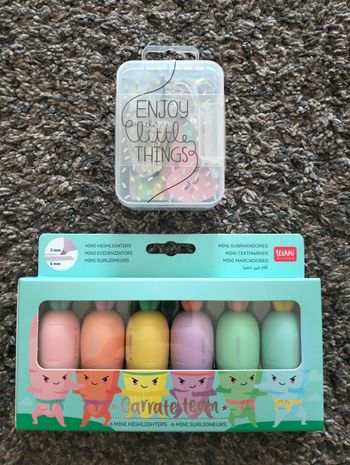 Lot de mini surligneurs