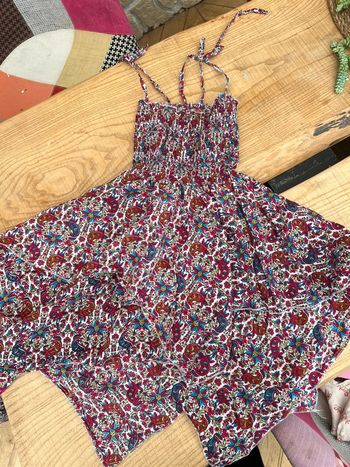 Pachamama collection Robe enfant été type wax africain te à bretelles taille 10 ans