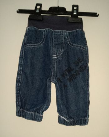 Pantalon grain de blé taille 0/1 mois