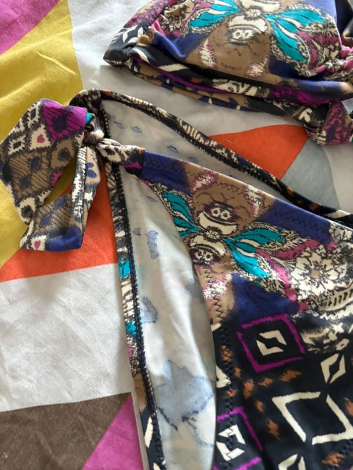Maillot de bain 2 pièces à motifs - photo numéro 2