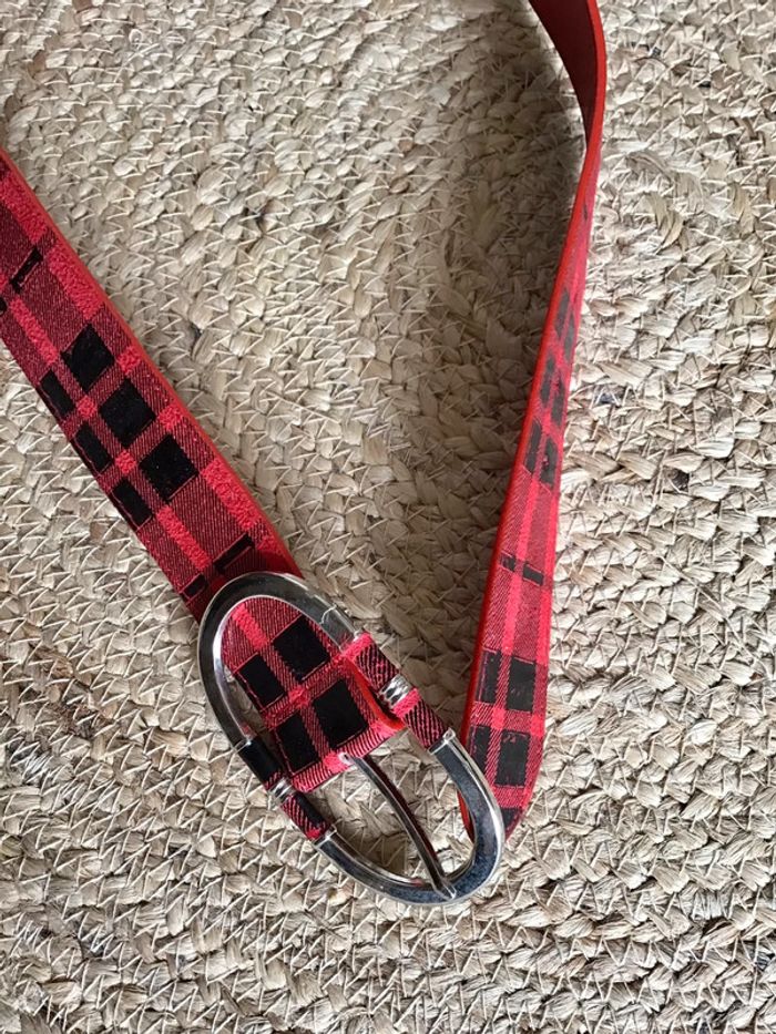 Ceinture rouge et noir taille 80 - photo numéro 2