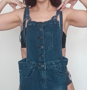 Salopette jeans slim brut taille 34